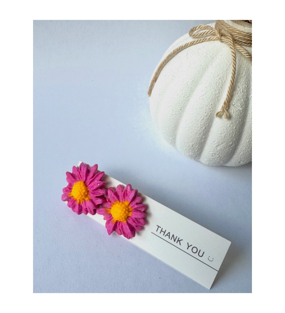 Brincos “Margaridas de Fimo”