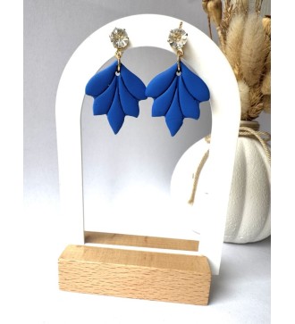 Brincos “Folha Azul”