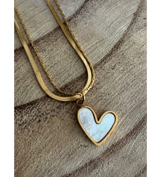 "Colar coração"